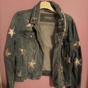 Jean jacket with stars